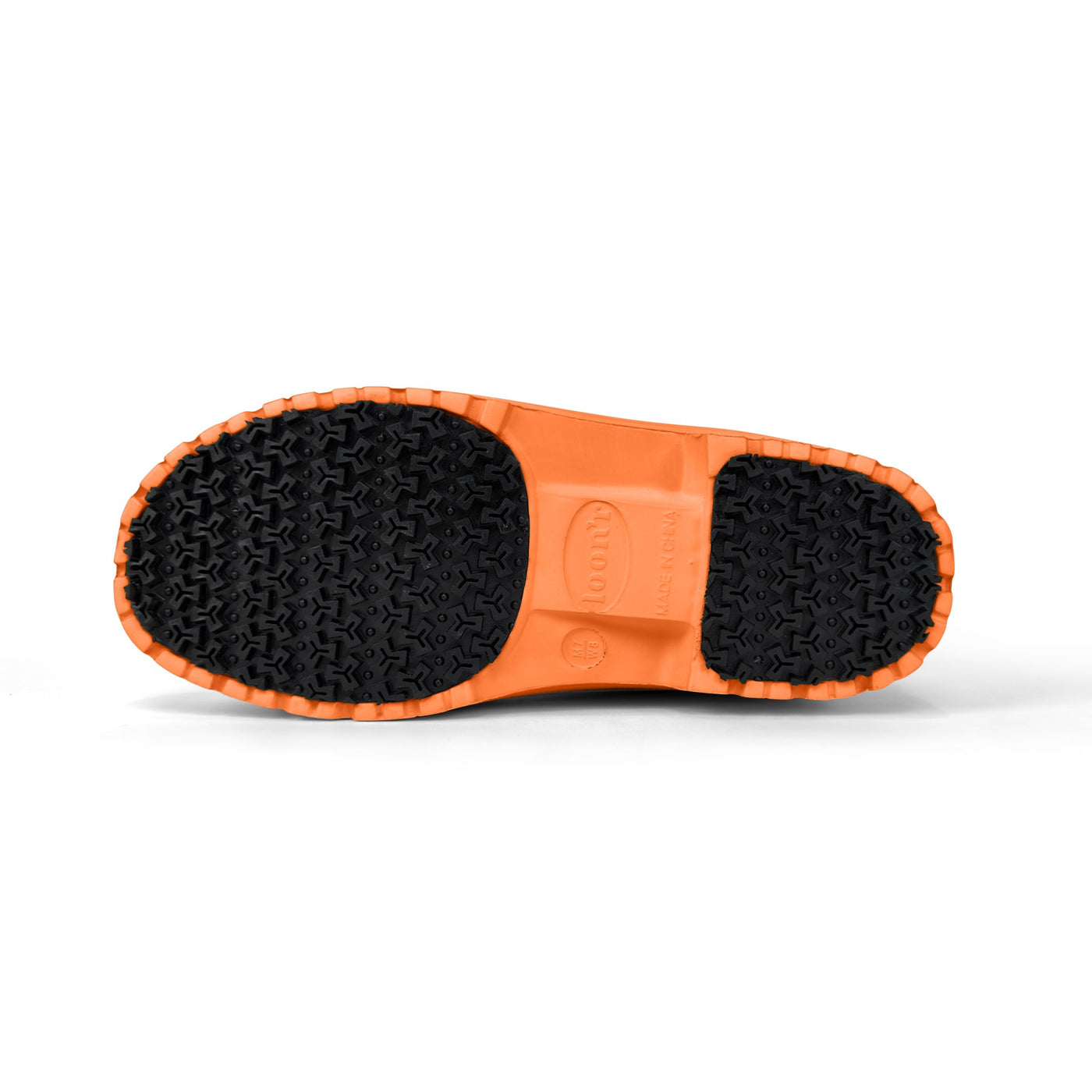 Loon'r Hi Flyer in Palisade Peach, sole and tread on white
