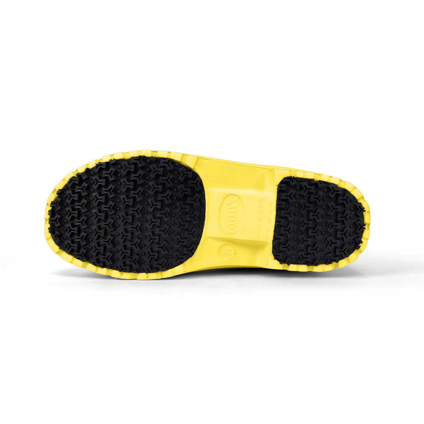 Loon'r Hi Flyer in Sunshine Daydream, sole and tread on white