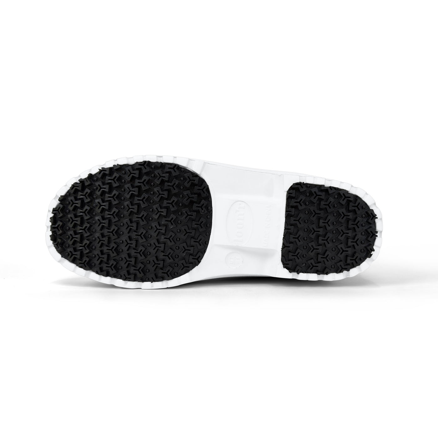 Loon'r Lo Rider in Frosty's Flake, sole and tread on white